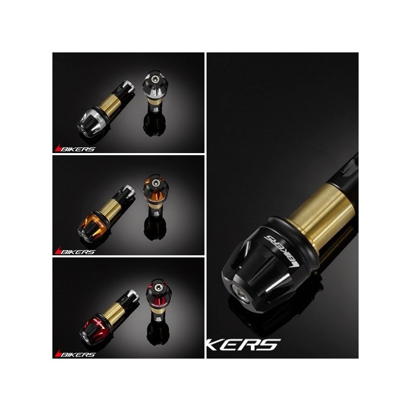 Akozon Embout de guidon 2 pièces de modification de moto accessoire de