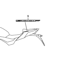 Autocollant Carénage Arrière Honda CB500F 2016 2017 2018