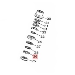 Support Roulement à Billes Supérieur Yamaha NMAX