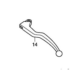 HONDA CLUTCH LEVER LEFT HANDLEBAR CONTROL CRF150 230 250 F OEM GENUINE NEW OEM - Foto 6