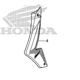 Flanc avant gauche Honda CRF 250L 2017 2018 2019
