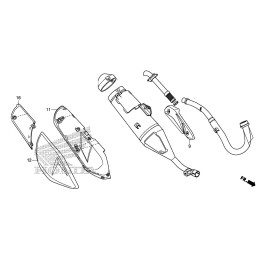 Protector Muffler Honda CRF 250L 2017 2018