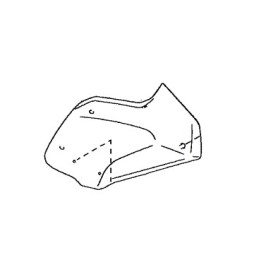 Carénage Ecope Gauche Kawasaki Z650