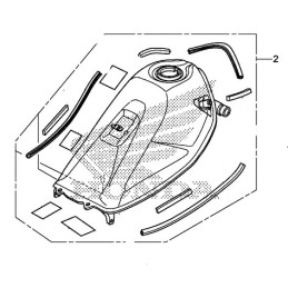 Reservoir Essence Honda CRF 250