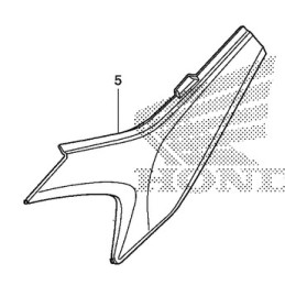 Carénage arrière gauche Honda CRF 250L 250M