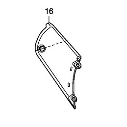 Couvre Echappement arrière Honda CRF 250L 250M