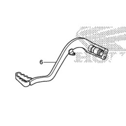 Rear Brake Pedal Honda CRF 250L 250M