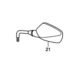 Retroviseur Gauche Honda CB650F 2017 2018