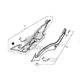 Cover Right Side Honda CB650F 2017 2018