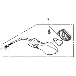 Clignotant Arrière gauche Honda CRF 250L 250M