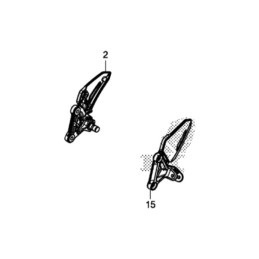 Platine Droite Conducteur Honda CB650F 2017 2018