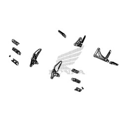 Holder Left Pillion Step Honda CB650F 2017 2018