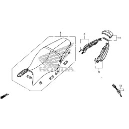 Cowling Rear Center Honda CBR650F 2017 2018