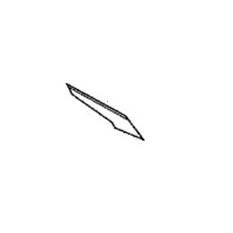 Autocollant Carénage Arrière Droit Honda CBR650F 2017 2018