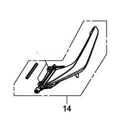 Rear Grip Left Honda CB500F