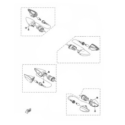 Clignotant Arrière Gauche Yamaha YZF R15 2017 2018 2019 2020
