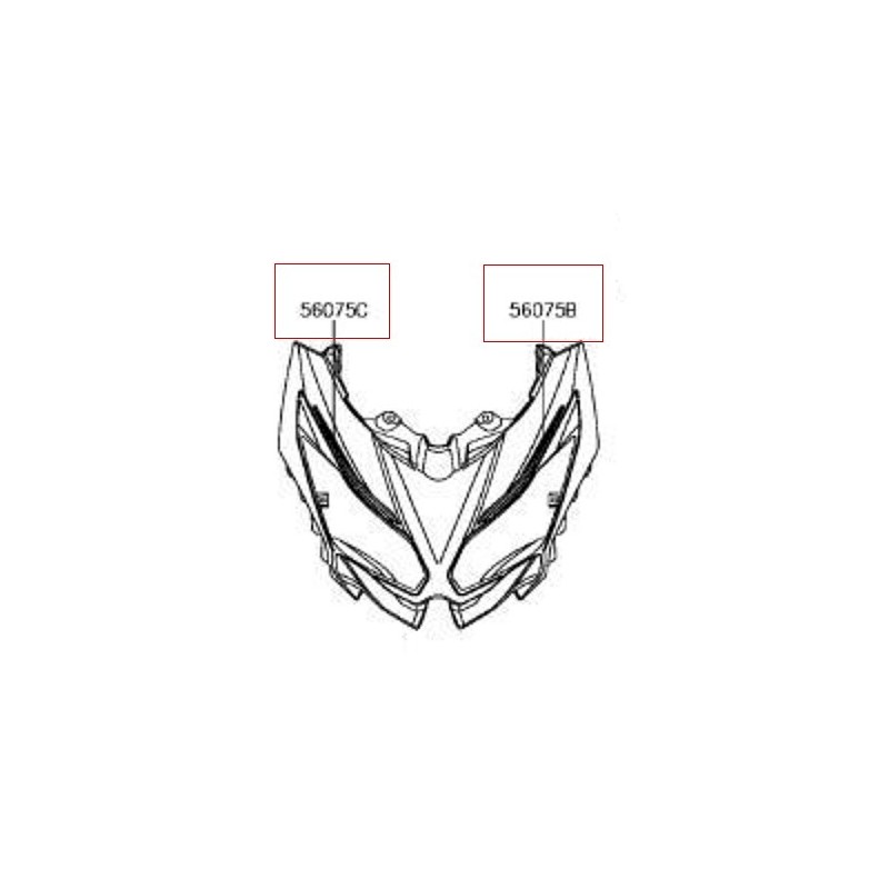 Autocollants Kawasaki Versys 650 2017