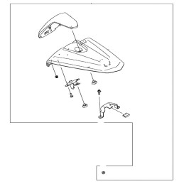 Accessory Kit Single Seat Kawasaki NINJA 400