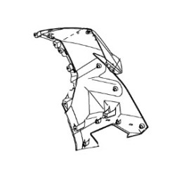 Cowling Front Right Side Upper Kawasaki NINJA 400 55028-0687