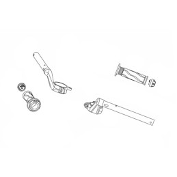 Grip Left Yamaha YZF R15 2014 2015 2016