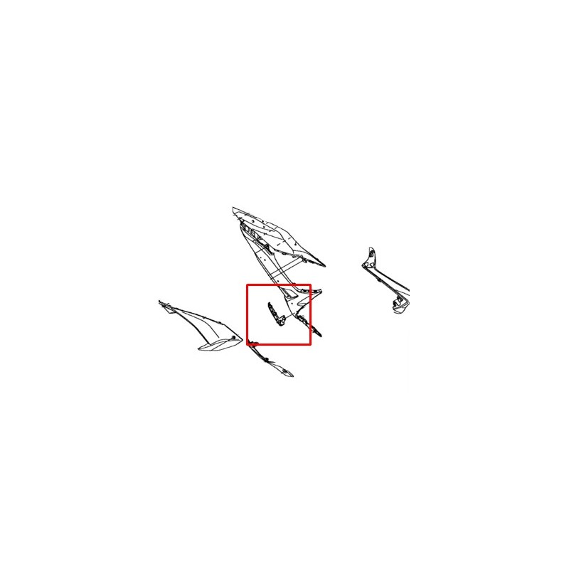 Cover Lower Front Left Kawasaki NINJA 650 2017 2018 2019