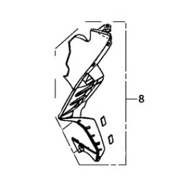 Carénage Intérieur gauche Honda CB500F