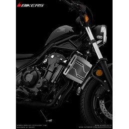 Grille Protection Radiateur Titane Stainless Bikers Honda CMX 500 Rebel
