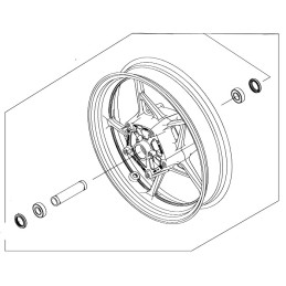 Front Wheel Kawasaki Z650