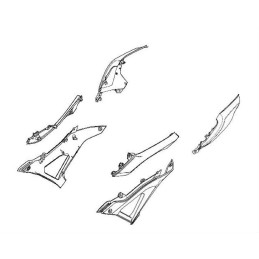 Carénage Sous Selle Gauche Honda CB150R
