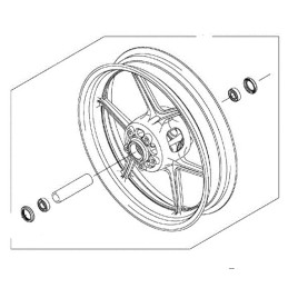 Front Wheel Kawasaki Versys 650 2015/2021