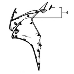 Cowling Set Right Middle Honda CBR 500R