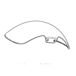 Front Fender Honda CMX 300 Rebel