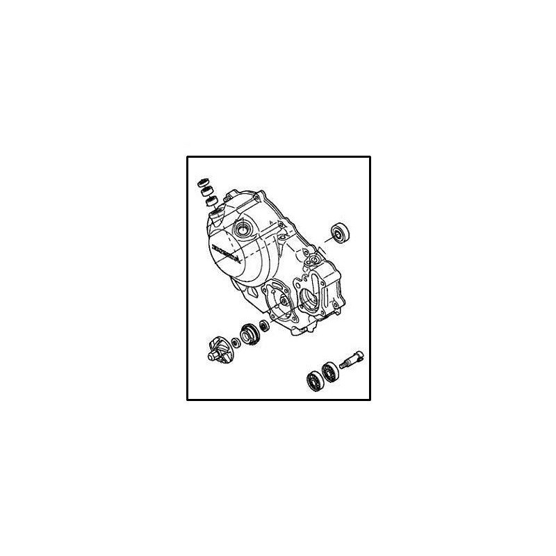 Couvre Carter Droit Honda CBR250R