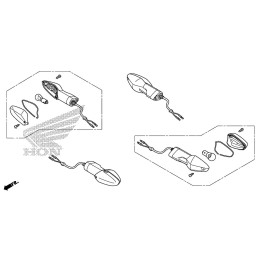 Winker Front Left Honda CBR250R