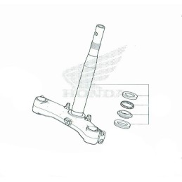 Stem Sub Assy Steering Honda FORZA 300 2018 2019 2020