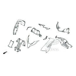 Cover Front Lower Honda Forza 300 64520-K0B-T00ZA