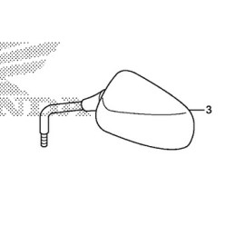 Rétroviseur Gauche Honda CB500X
