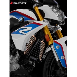 Titanium Radiator Guard Bikers BMW G310R