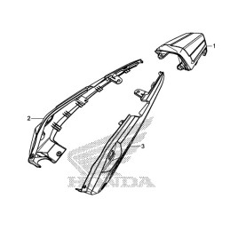 Carénage arrière Honda CB500X