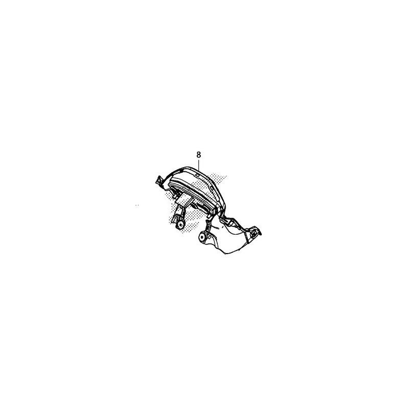 HONDA CB Priekinis Plastikas 64130-MGZ-J800 2617999 - Naudotos