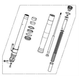 Front Fork Left Honda CB300R