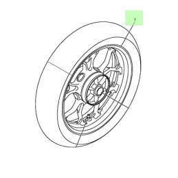 Rear Wheel Yamaha MT-15