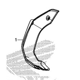 Carénage inférieur droit Honda CB500X