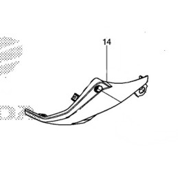 Carénage inférieur gauche Honda CB500X