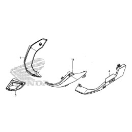 Carénage inférieur Honda CB500X