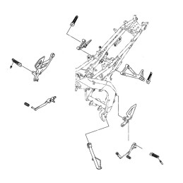 Bracket Footrest Driver Left Yamaha MT-15