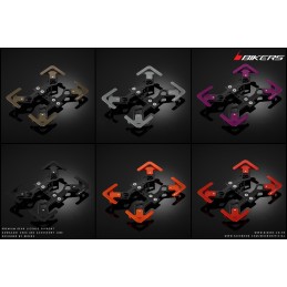 Support de Plaque Immatriculation Bikers