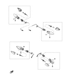Front Left Flasher Light Yamaha MT-15