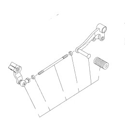 Shift Pedal Gear Yamaha YZF R3 2019 2020 2021
