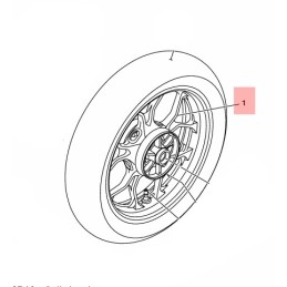 Rear Wheel Yamaha YZF R3 2019 2020 2021